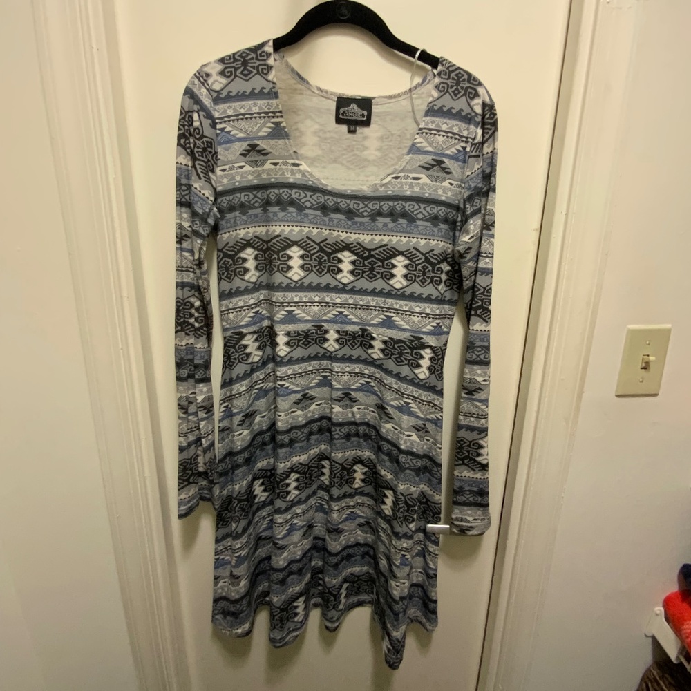 Aztec Pattern Dress